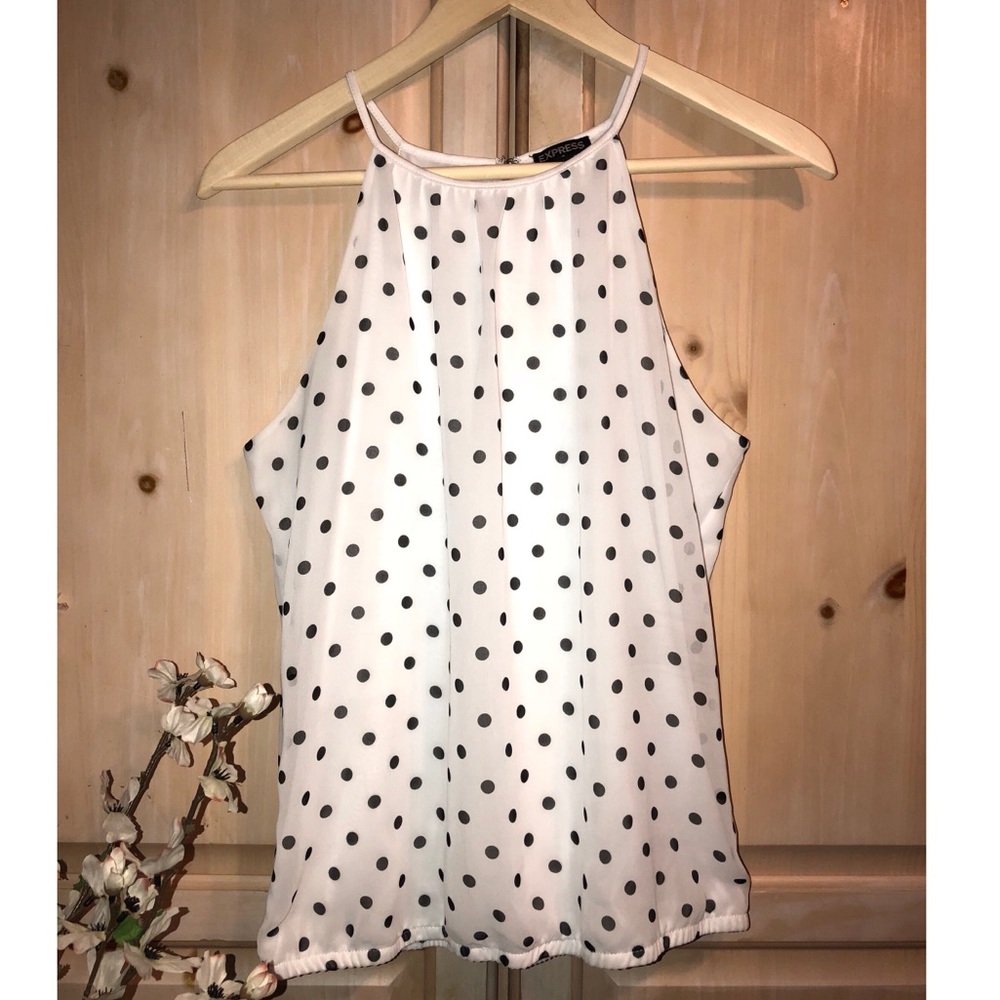 Express Polka Dot Blouse
